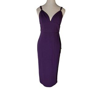 Lulu's Purple Midi Dress